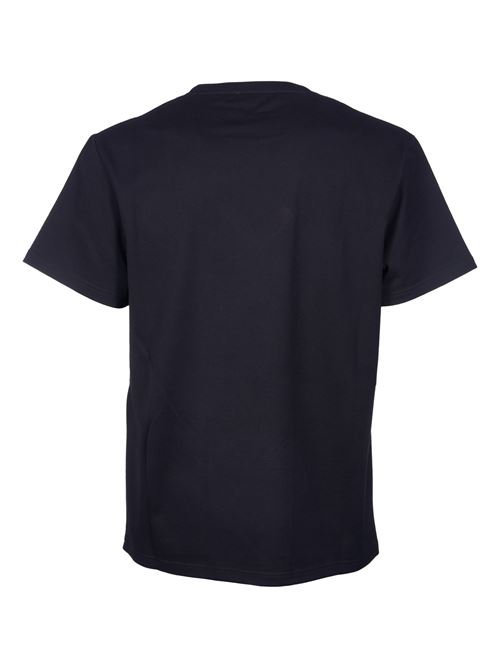 T-shirt in cotone con logo al rovescio ALEXANDER McQUEEN | 781977QTAA00566